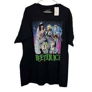 Beetlejuice Short Sleeve Black T Shirt XL